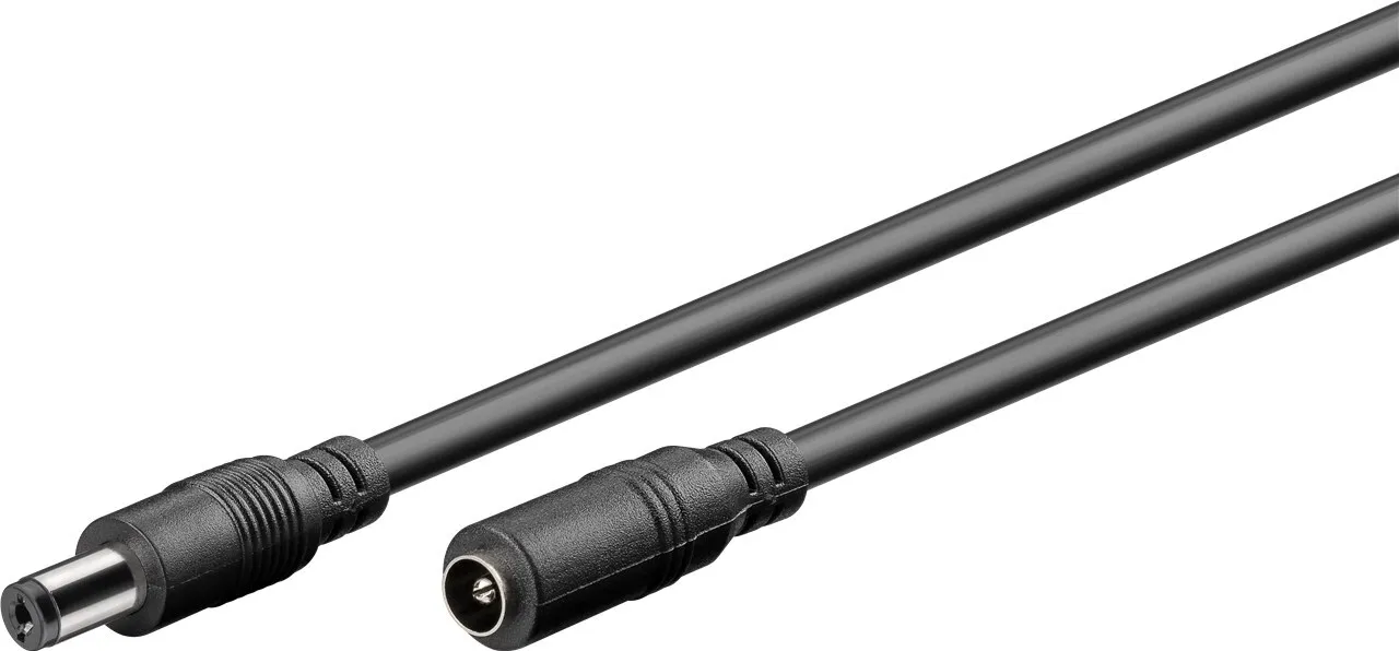 [139264] 2,1/5,5mm DC forlænger-kabel, 10 meter