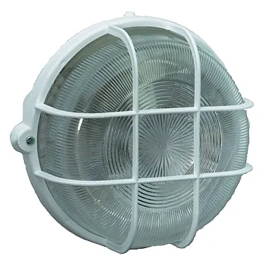 [139296] Farvet Rund Lampe IP44 100W Hvid