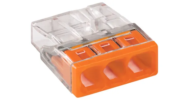 [139314] WAGO Samlemuffe 3P 0.5...2.5 mm² 450VAC-24A Orange