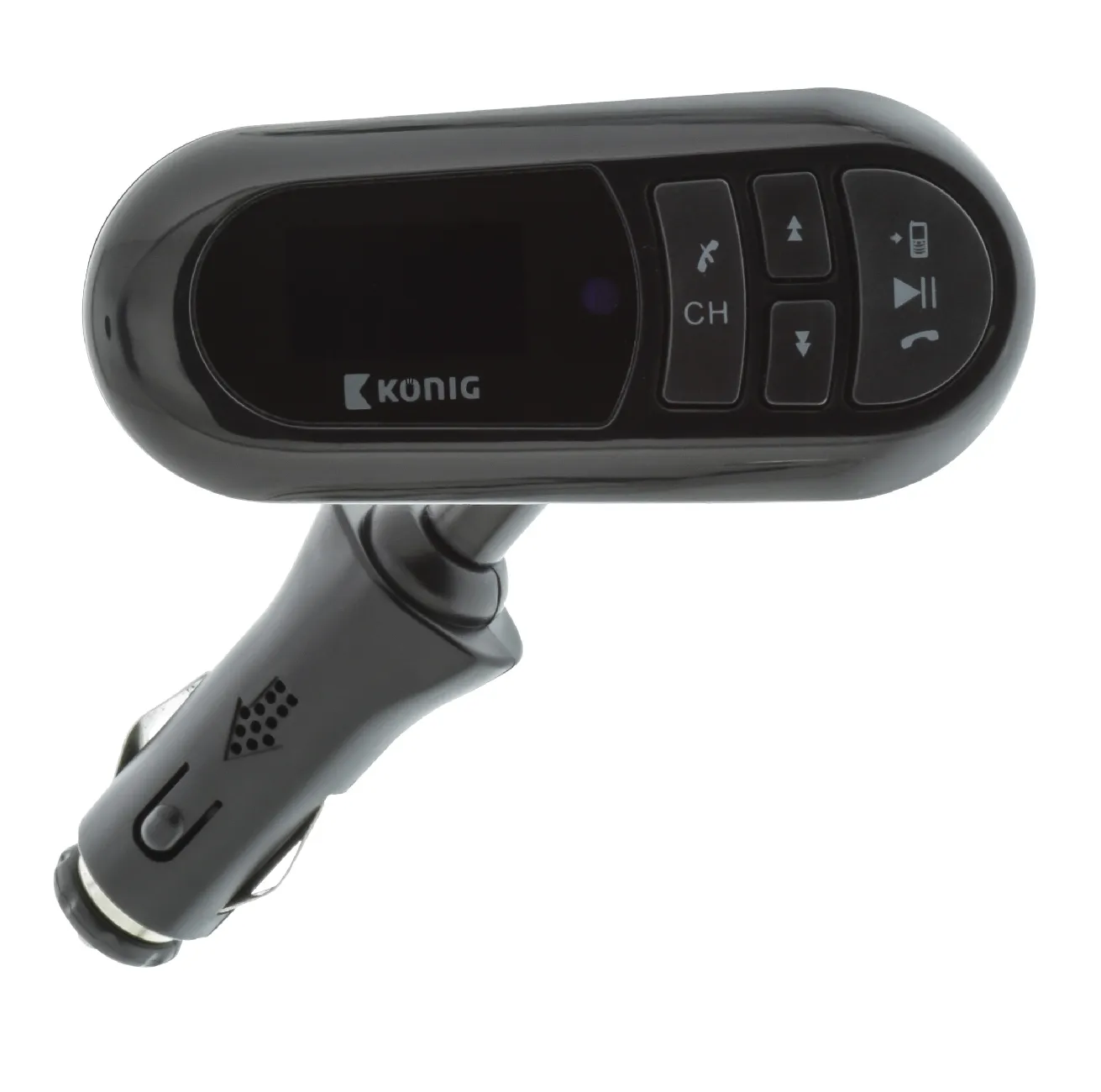 [139327] FM Audio Transmitter Bluetooth 3.5 mm Black
