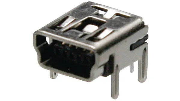 [139337] Socket/angled mini-USB B 5P