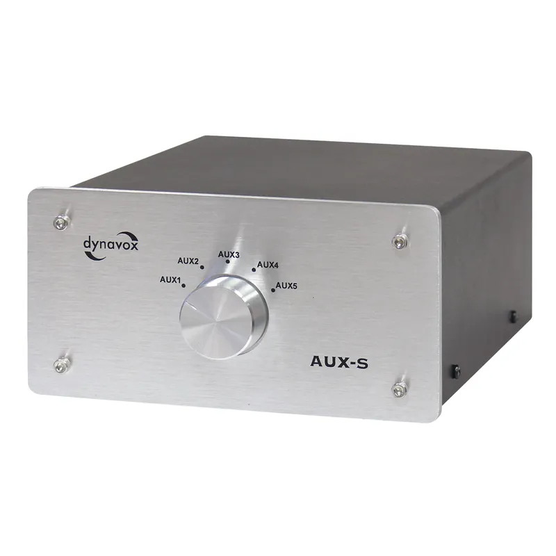[139550] DYNAVOX Analog HiFi Signalswitch 5->1, sølv
