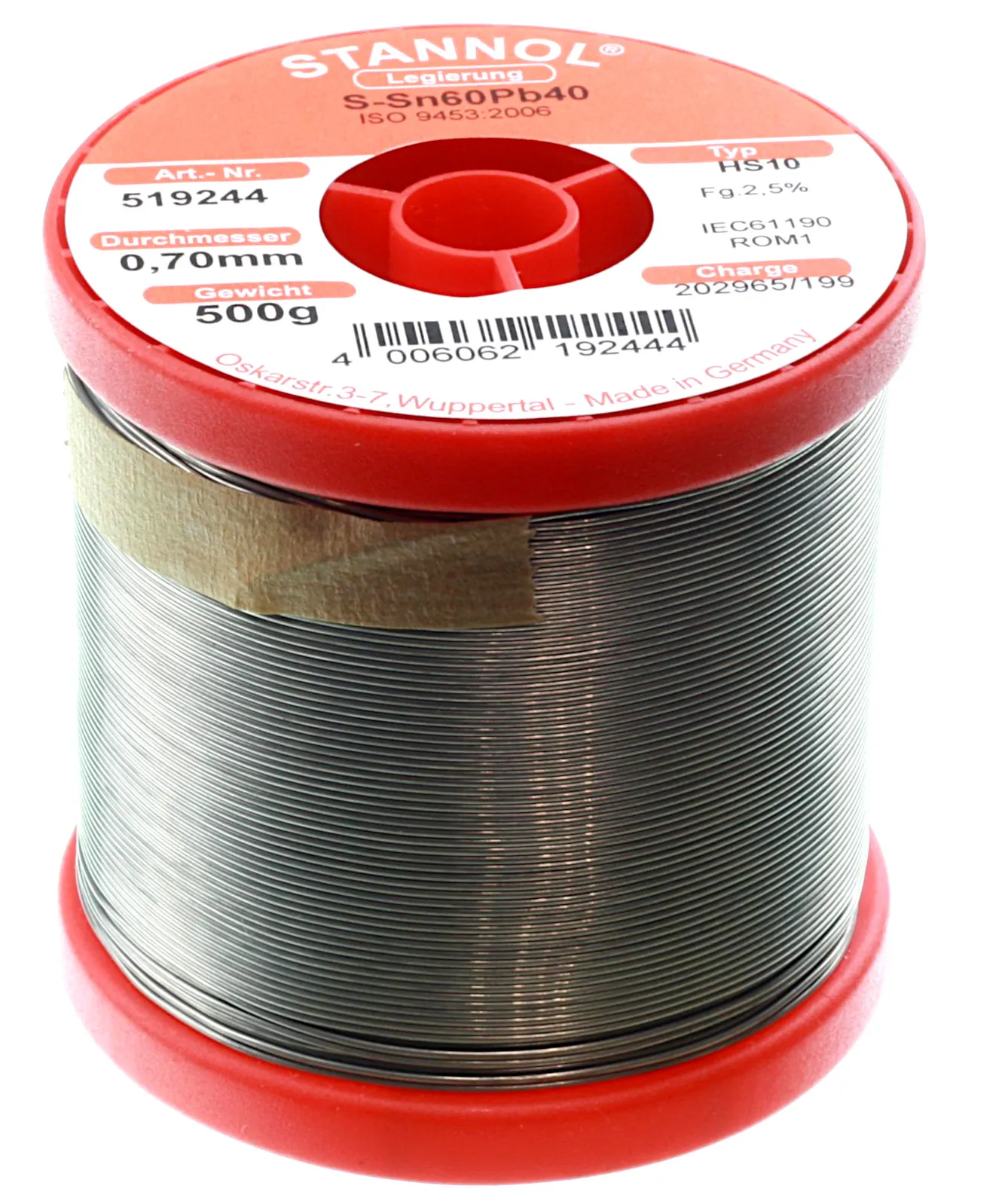 [139625] Loddetin Sn60/Pb40 500 g 0,7mm