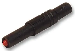 [139927] Sikkerhedsbanan stik 4mm CAT-III SORT