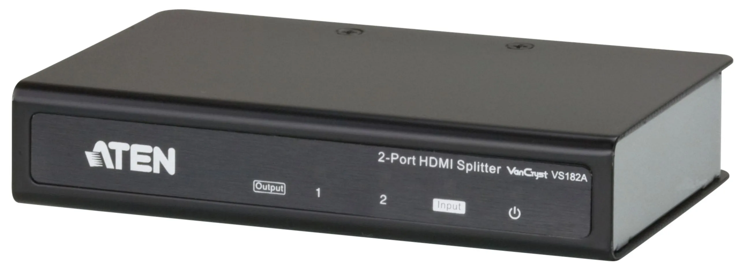 [140156] 2-Port HDMI Splitter Black