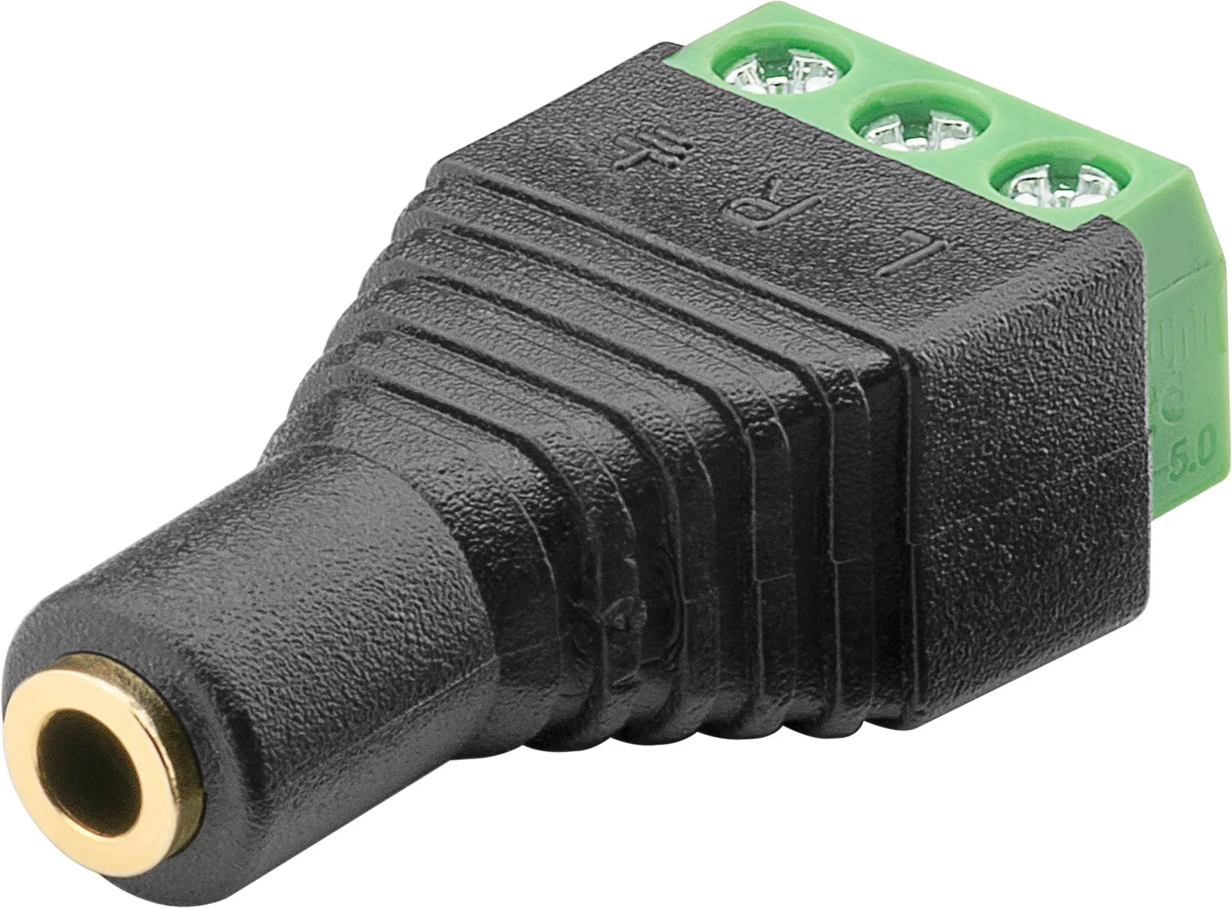 [140203] 3,5mm minijack stereo HUN m. skrueterminaler