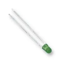 [140370] BLINKENDE LED 2-25mcd 1,5-2,5Hz. 60° 3mm GRØN