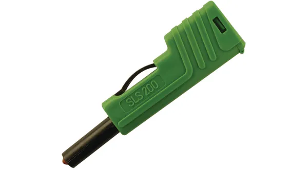 [140645] Sikkerhedsbanan stik 4mm stabelbar Grøn