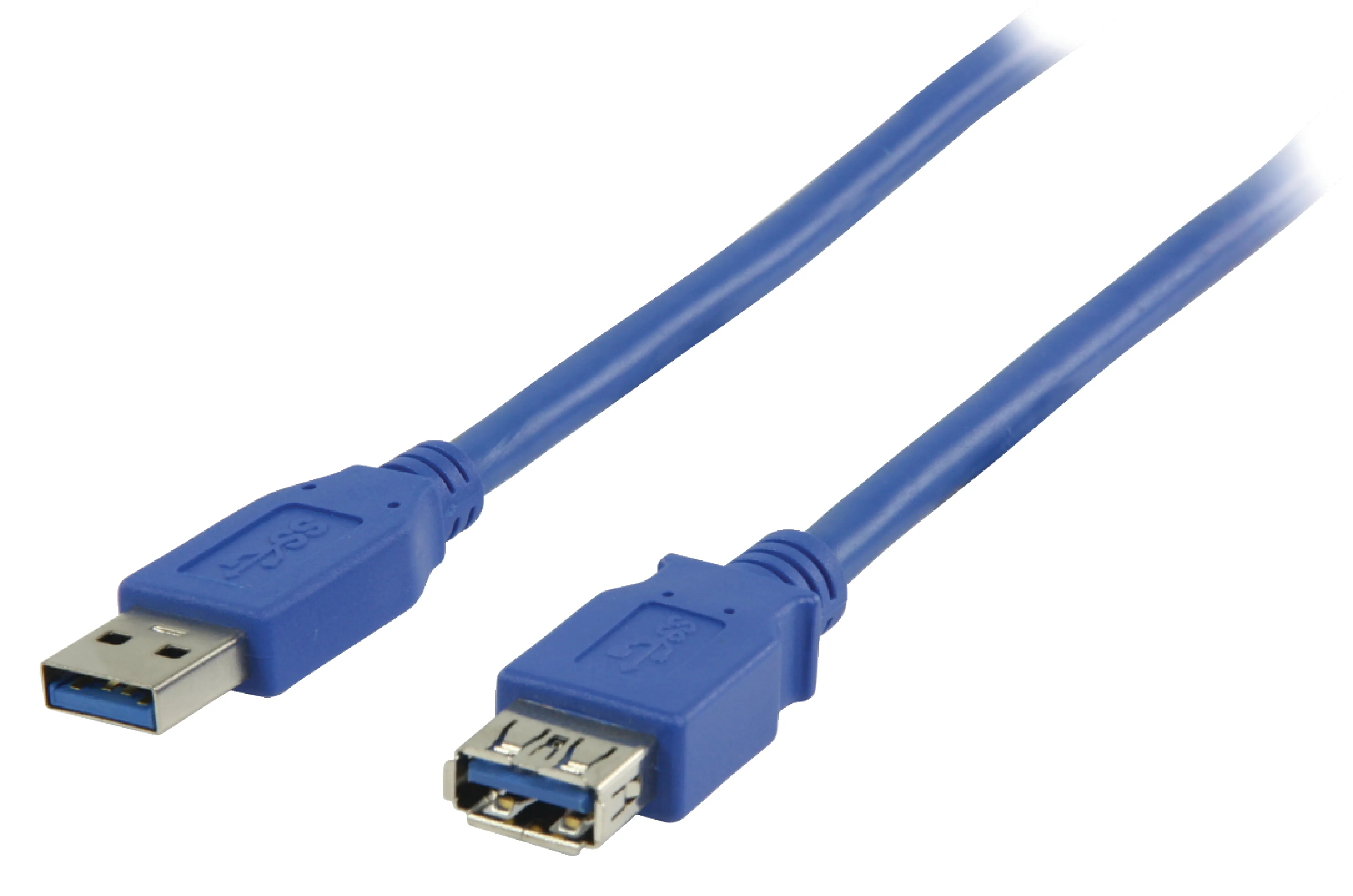 [140758] USB 3.0 Forlængerkabel A han - A hun 2.00 m Blå