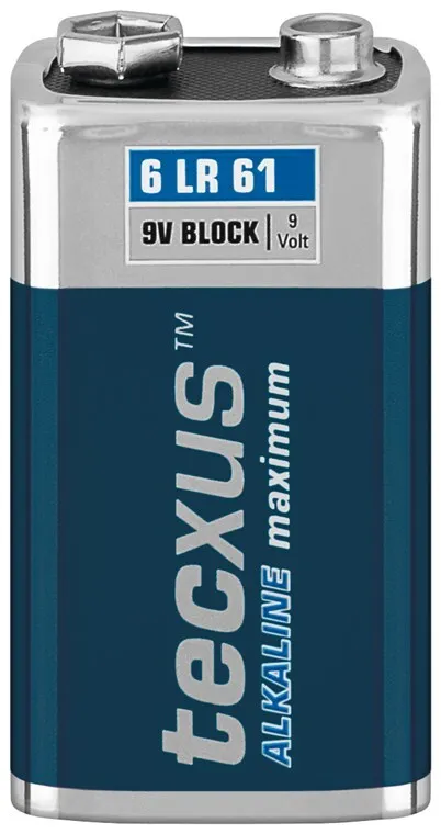 [140904] 9V Batteri, Tecxus 6LR61