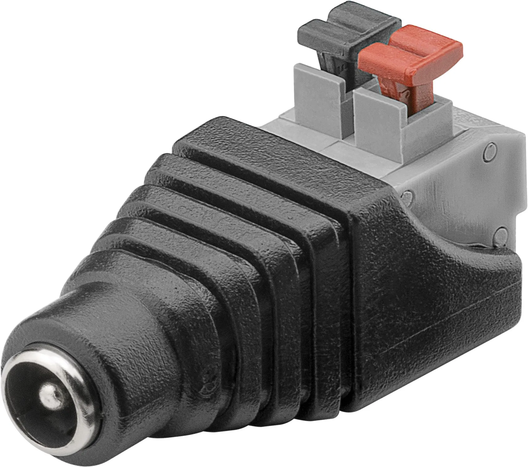 [140996] DC HAN 2,1/5,5mm. Klemme-montering