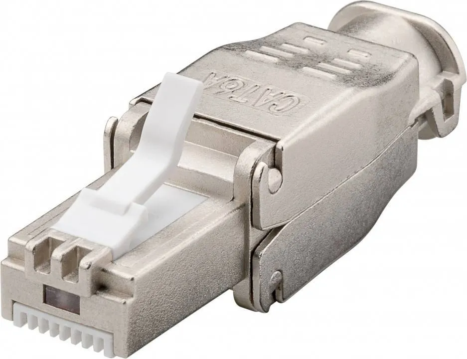 [141736] Værktøjsfrit CAT 6a STP RJ45 netværkskonnektor