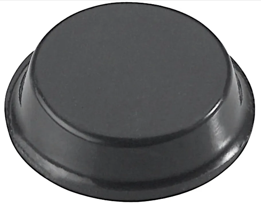 [142002] Gummifod Grå Ø=12,7x3,5mm. 56 stk.