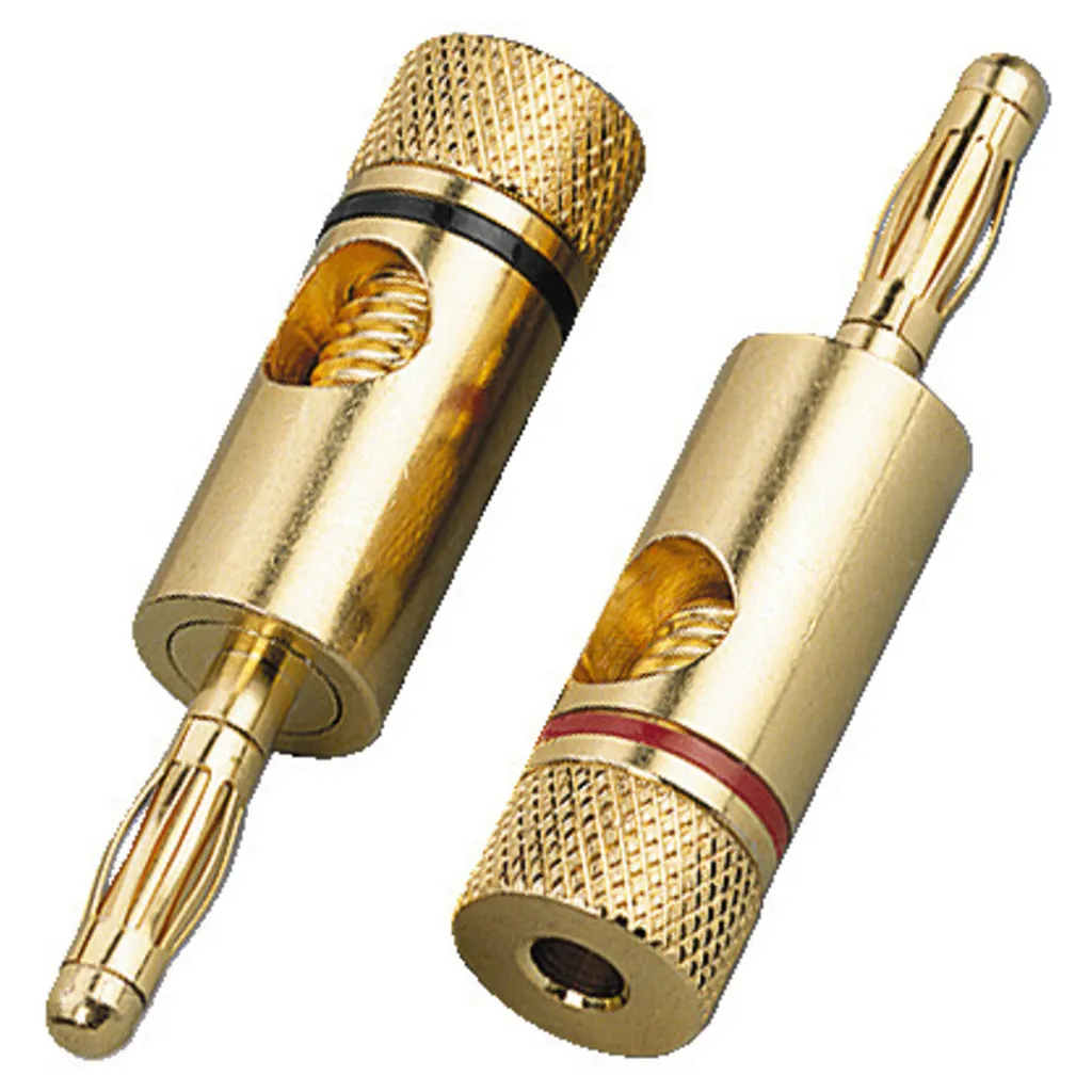 [142086] Bananstik, GULD, SÆT rød + sort for Ø=7mm.