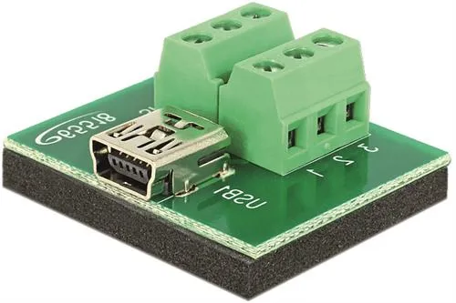 [142178] Delock USB Type Micro-B hun terminalblocksadapter