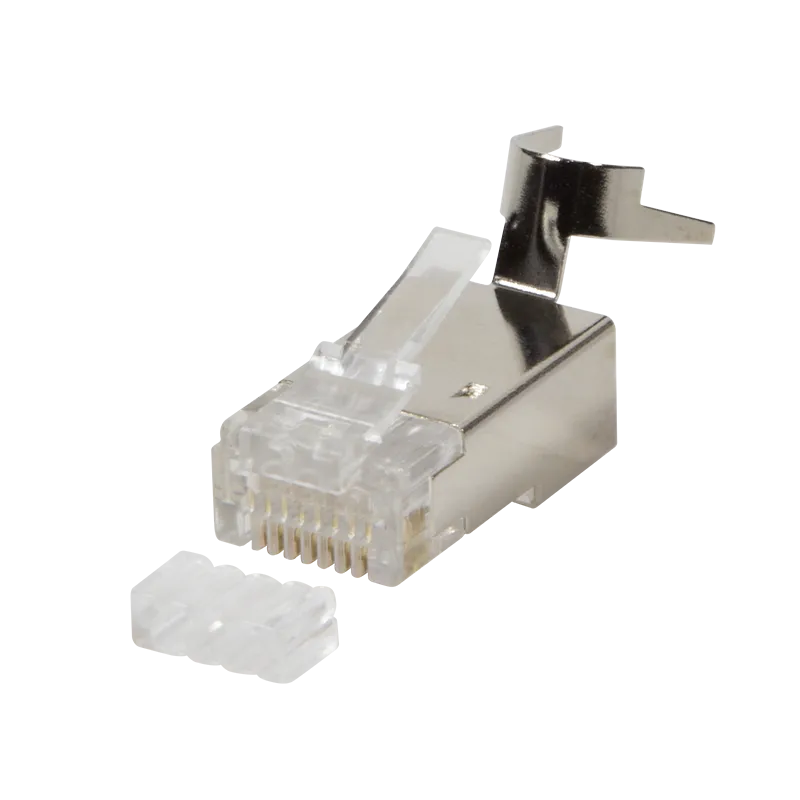 [142280] Cat.6/6a/7/7aModular Plug RJ45 CAT6A,CAT7A til ø8mm pose m. 10 stk.