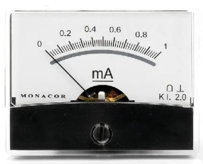 [142594] Drejespoleinstrument, 50mA 86x65mm.