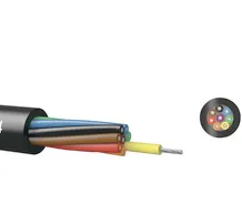 [142626] Multileder Uskærmet 4x0.56mm² Sort