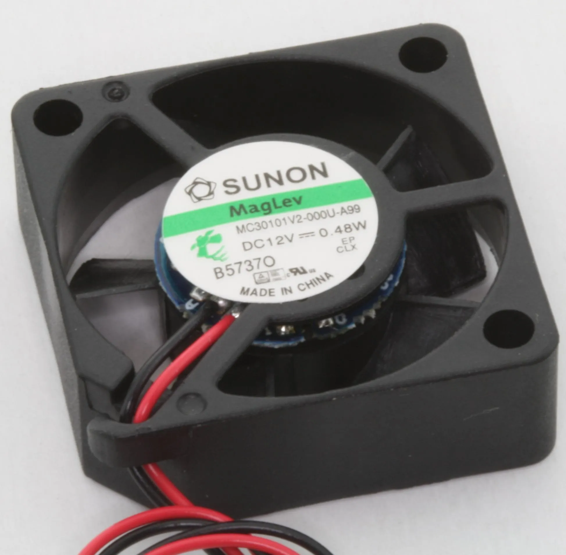 [142691] Fan 12V 30x10 V 7,8m³/h 20dBA