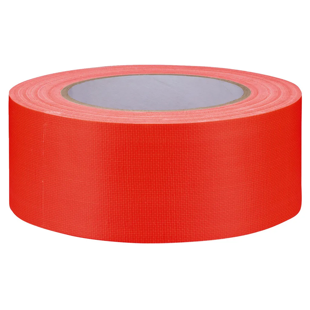 [142928] Gaffatape, 50mm x 25m, Neon-orange, UV-aktiv