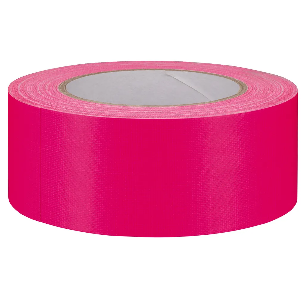 [142929] Gaffatape, 50mm x 25m, Neon-pink, UV-aktiv