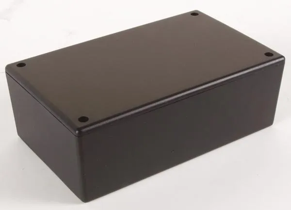 [142992] ABS plastkabinet - Sort (160x95x55mm)