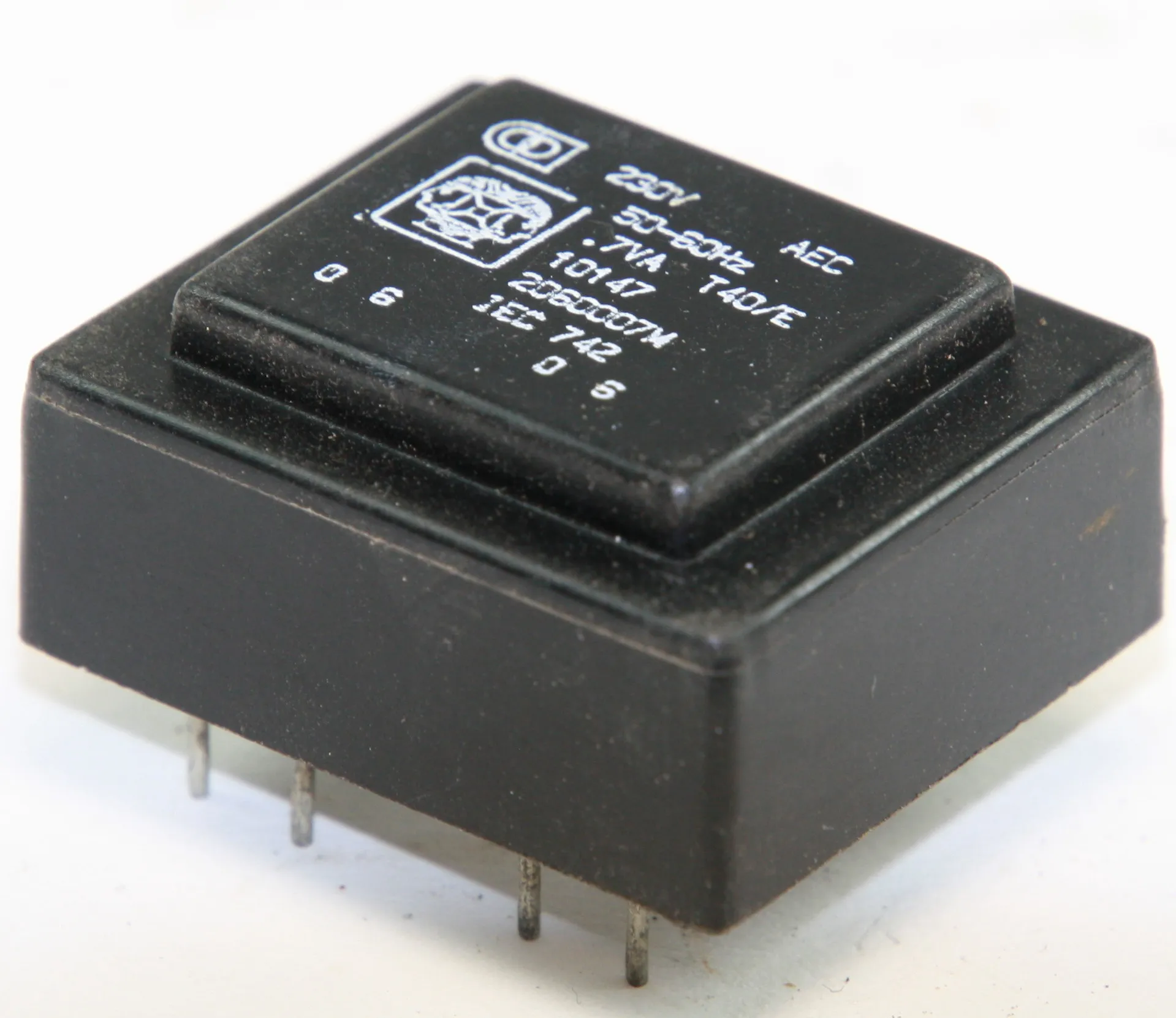 [142996] Transformer 0,7VA 230V 2x6V 58mA