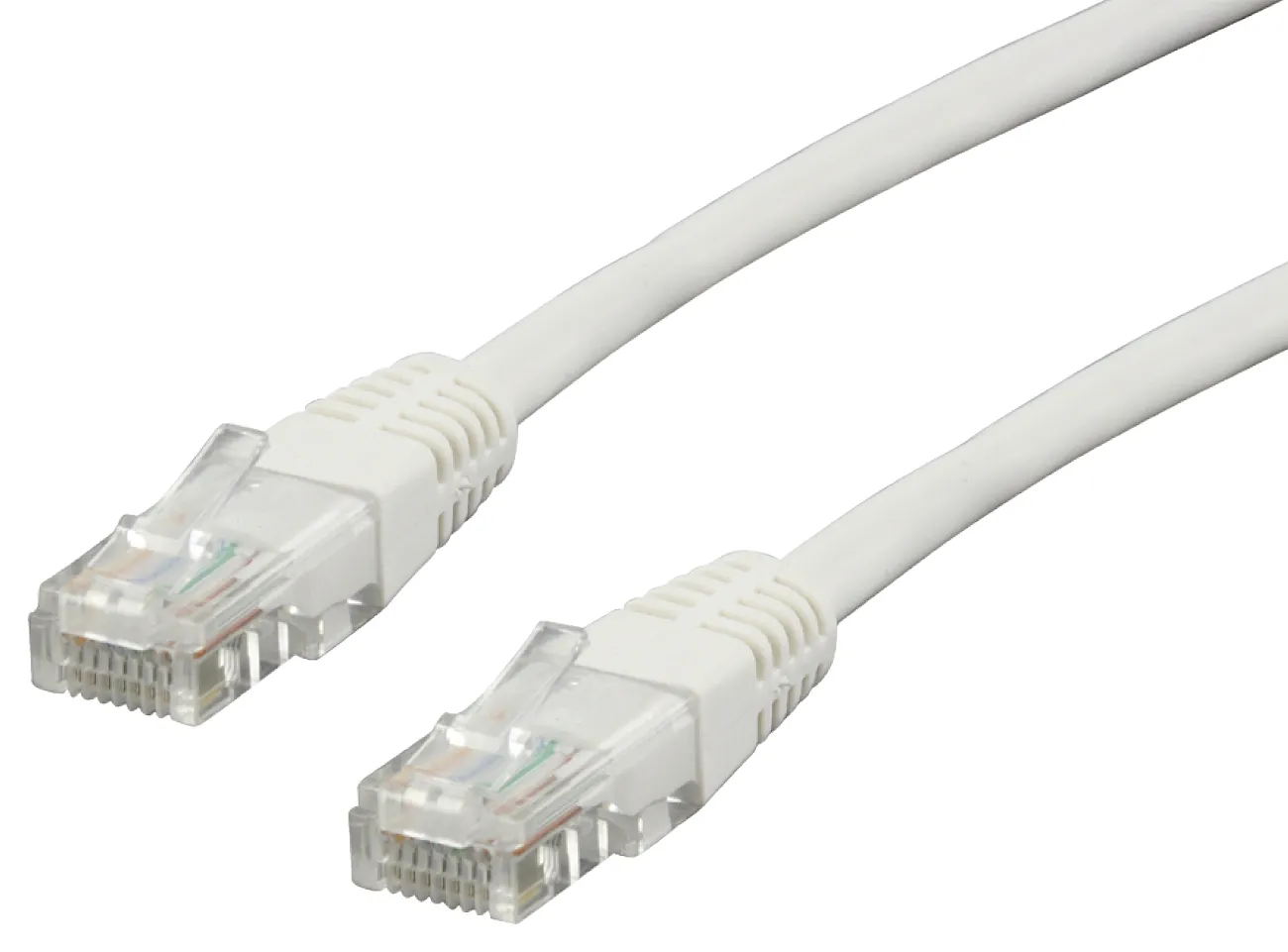 [143182] Cat5E Utp 2 x RJ45 (8P8C) Han 10.0 m Hvid