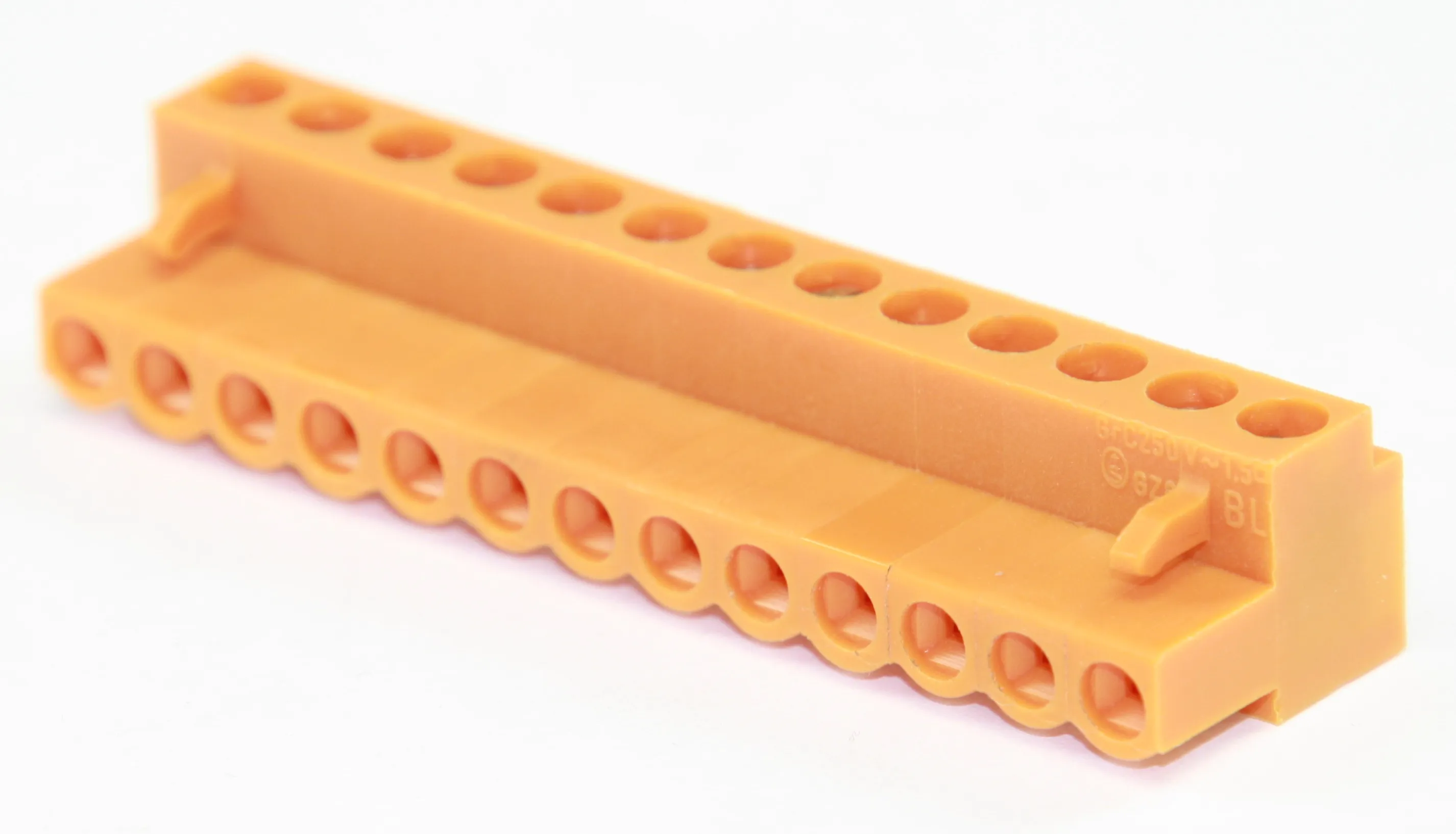 [143434] Terminal Block 300V 10A 13-Pole Orange