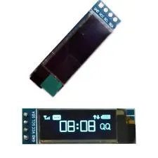 [143596] 0.9" 128 X 32 SERIAL I2C UOLED DISPLAY (BLUE)