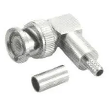 [143646] BNC Han Retvinklet Kabelmontering, Crimp RG58