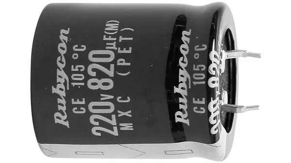 [143650] Capacitor/snap-in 220 µF 200VDC 20x26mm.
