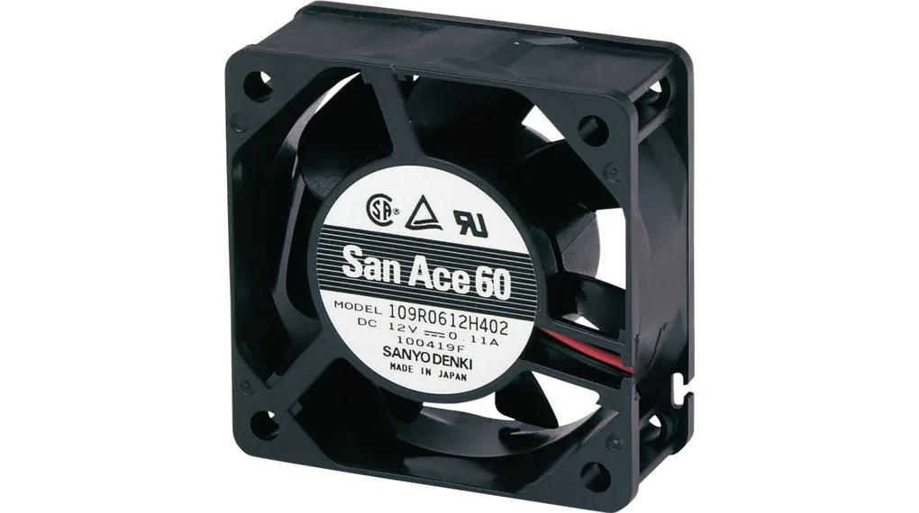 [143742] Fan 24V 60x25 V 63.6m³/h 44dBA