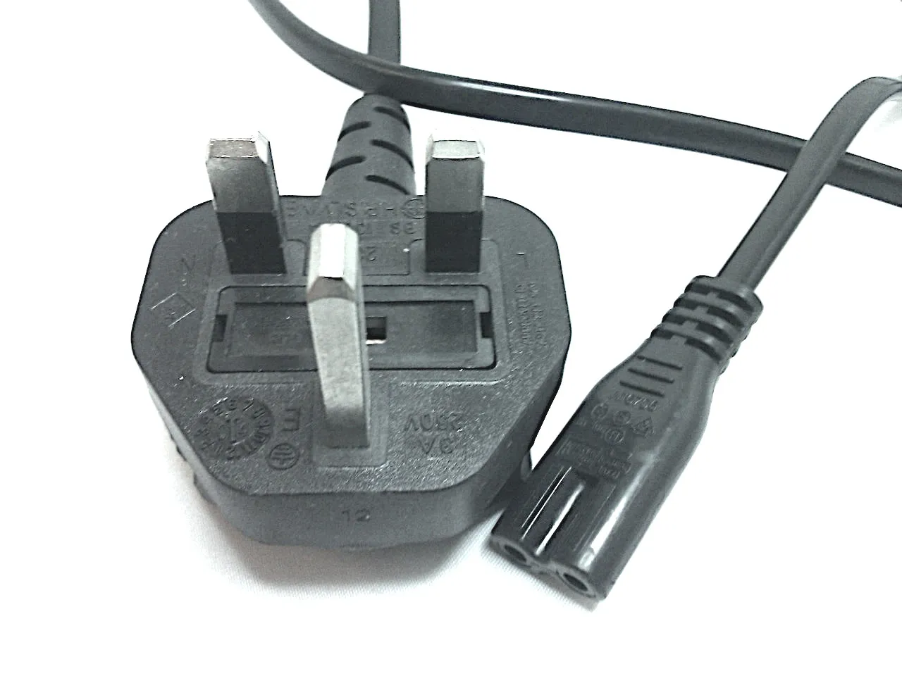 [143745] Power Supply Cable GB 1,5m Black 5A