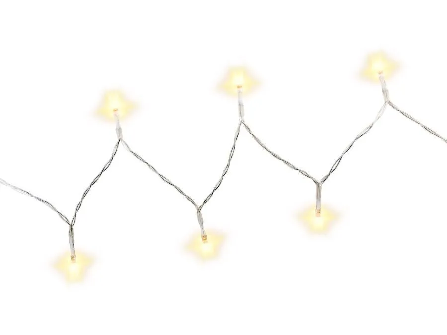[143782] LED Lyskæde, 10 lysdioder 120cm, batteridrevet