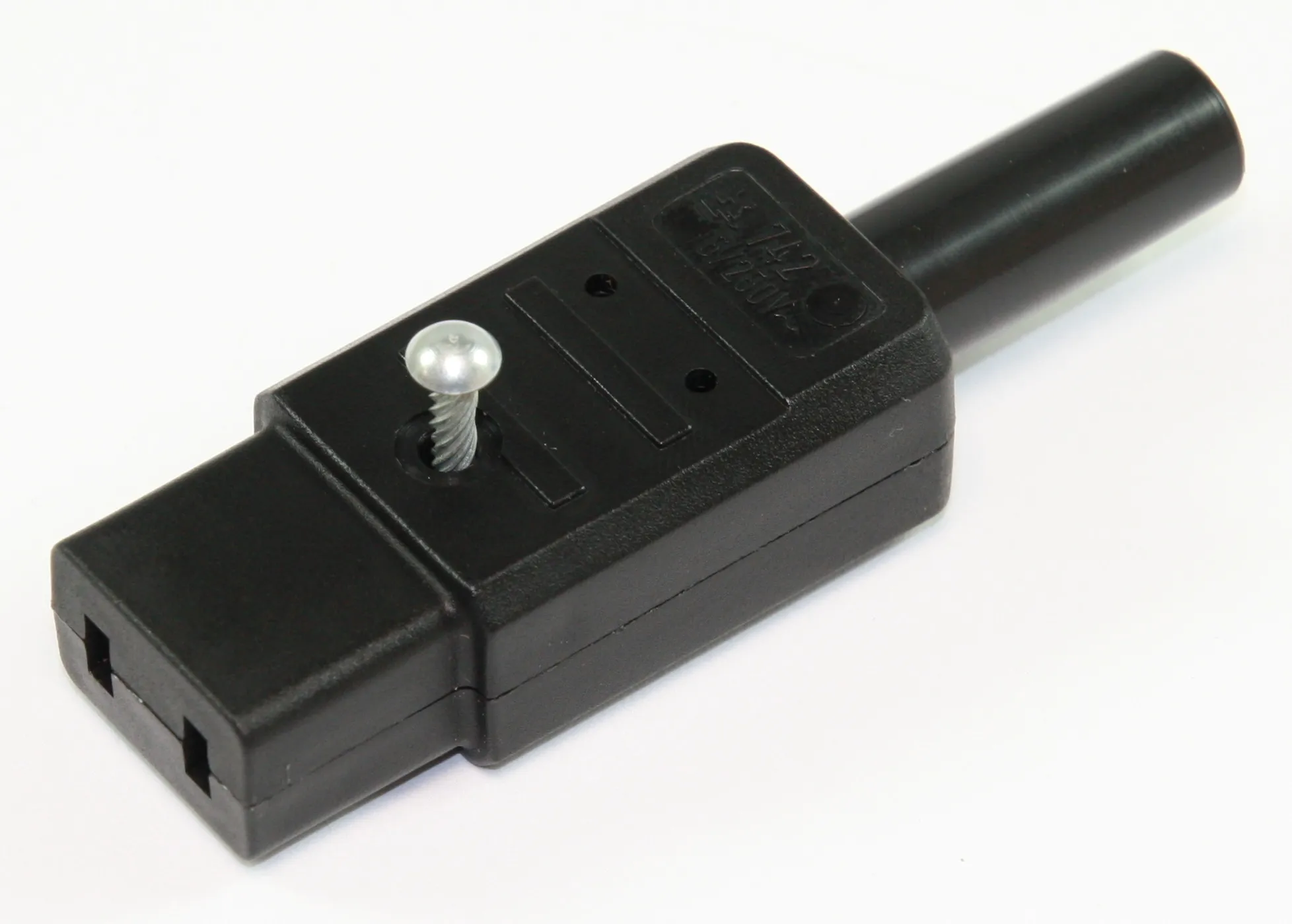 [144059] IEC-C9 "Revox" stik, 6A, 250V, hun