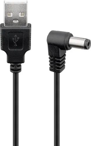 [144320] USB - 2,5/5,5mm DC kabel, 1,5 meter