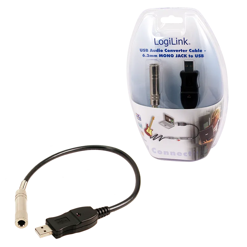 [144446] Adapter USB to 6,3 mm Audio LogiLink