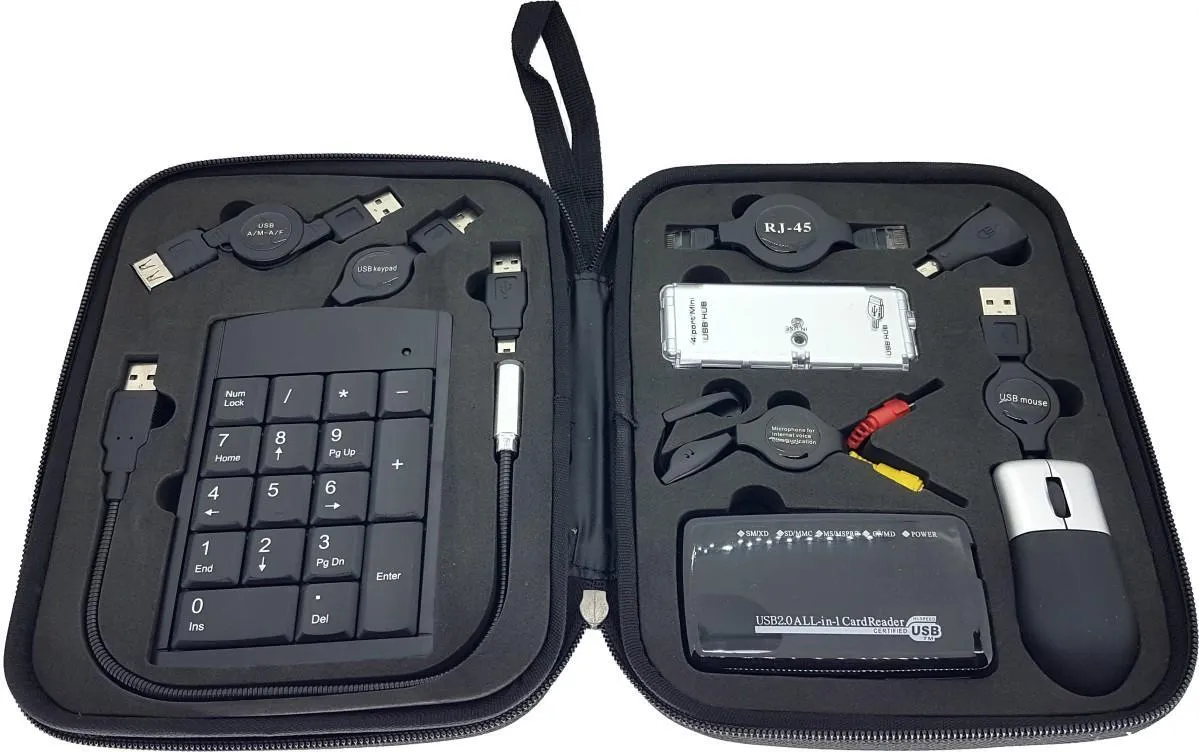 [144482] Notebook 10 in 1 Travel Kit