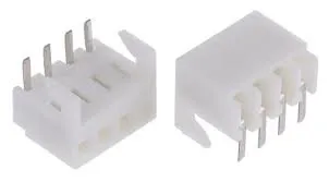 [144768] Vinkel Printkortfatning med 1 Række, 2.54mm Afstand, 4-Polet, 2,5A 250 V