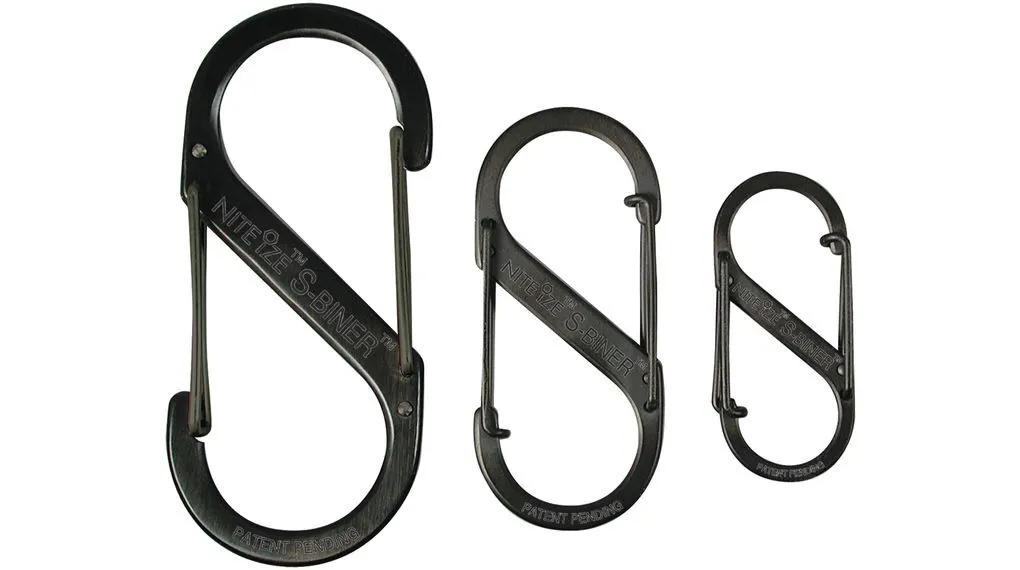 [144946] Karabinhager, stål, Sort Nite Ize