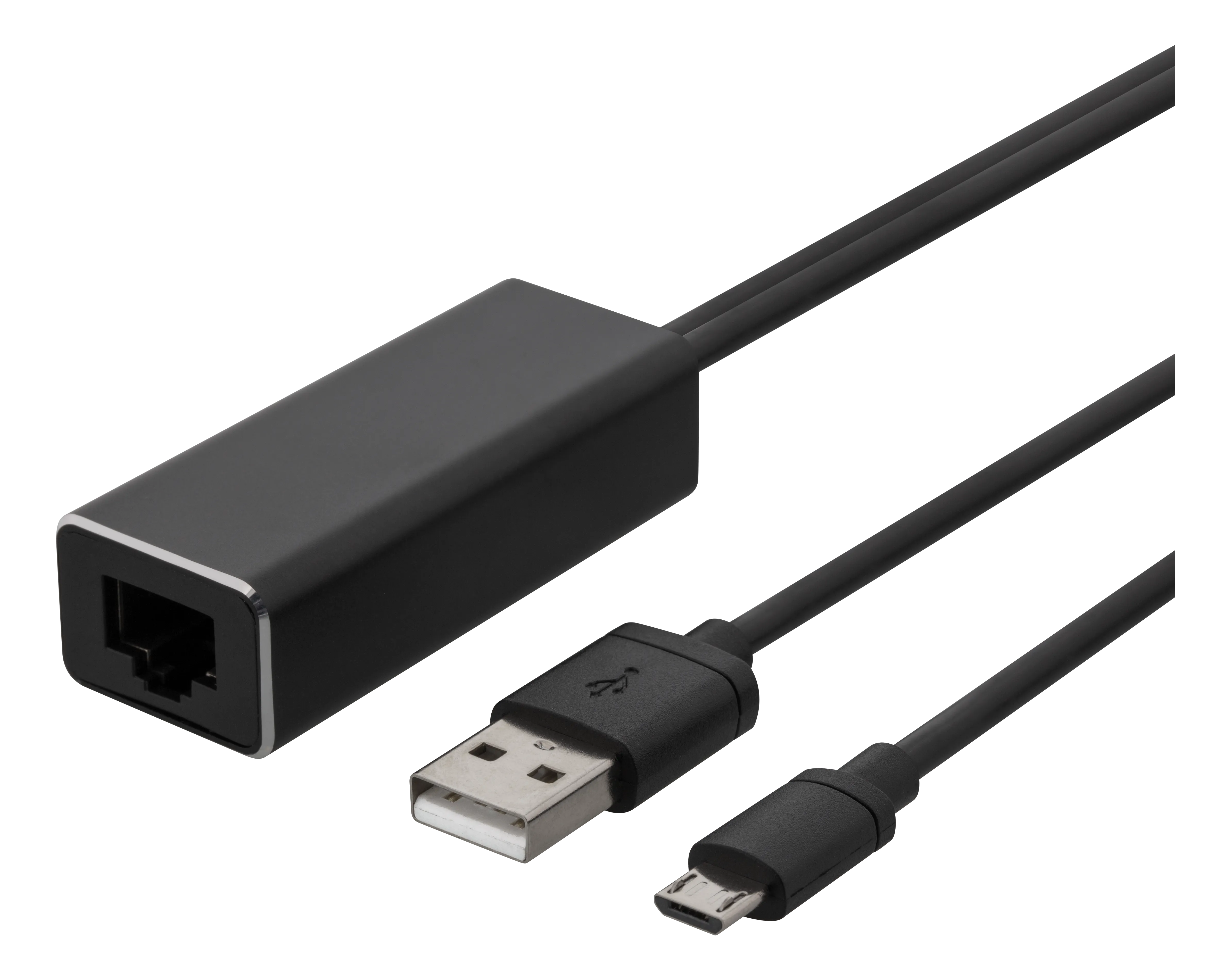 [144971] Ethernet-adapter for ChromeCast, USB, 10/100 RJ45 black