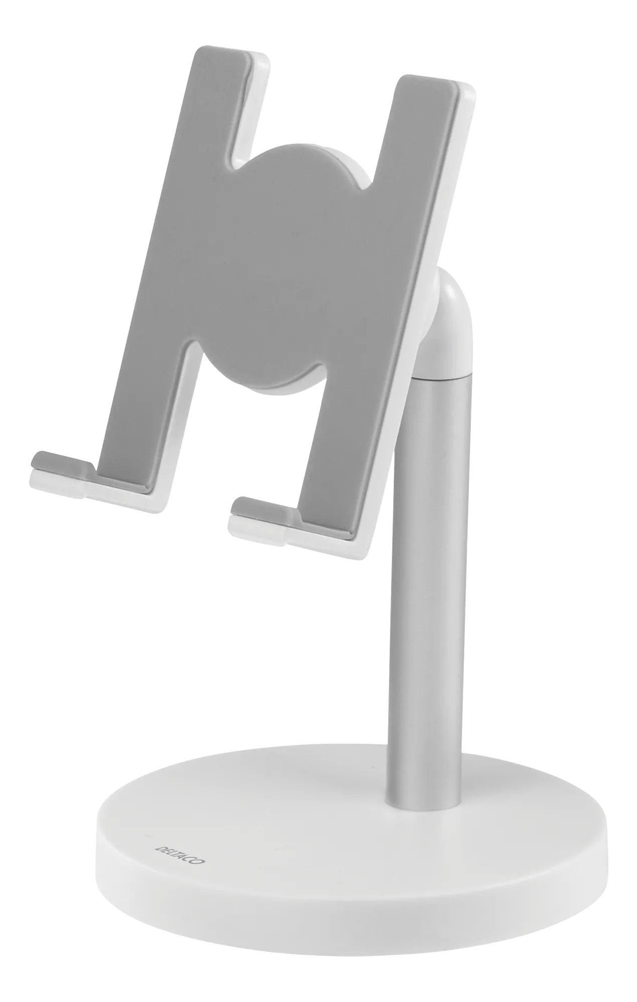 [145167] Skrivebordsstativ til telefon og tablet, hvid