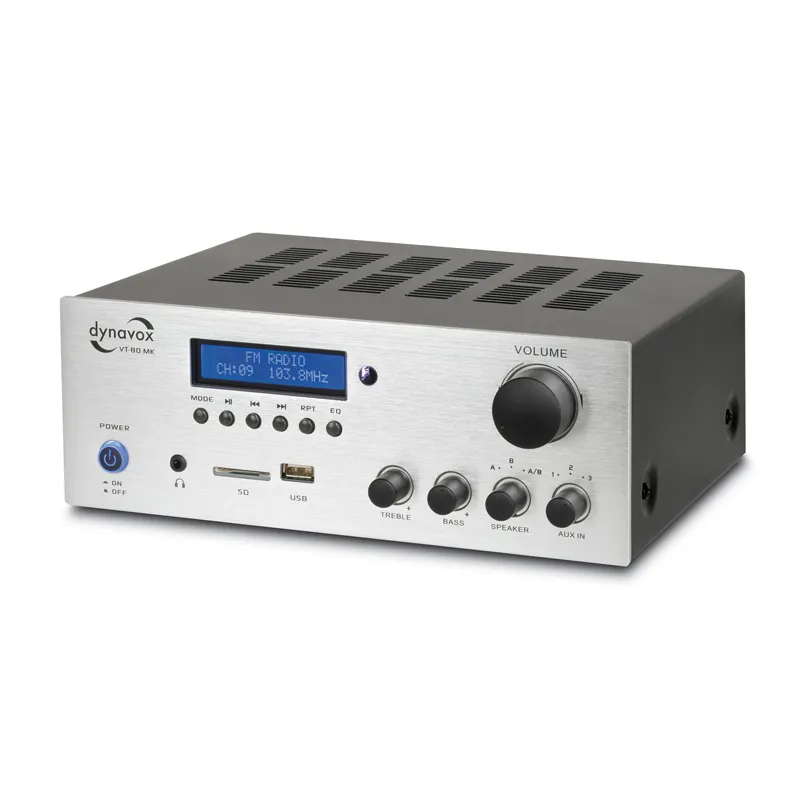 [145221] DYNAVOX VT-80 MK stereo forstærker Sølv