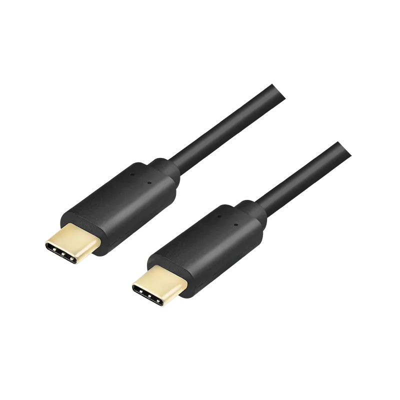 [145323] USB 3.2, USB-C > USB-C, sort, 1m