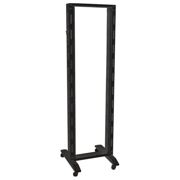 [145335] 19" open rack, 42U single frame, 600 x 700 mm, black
