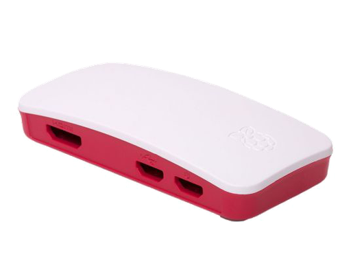 [145371] Raspberry Pi Zero official case, Zero/Zero Wireless, bulk, red/white