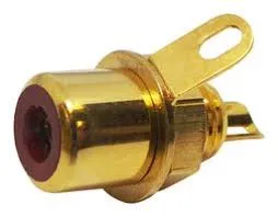 [145400] Phono/RCA Chassis GULD, SORT Deltron
