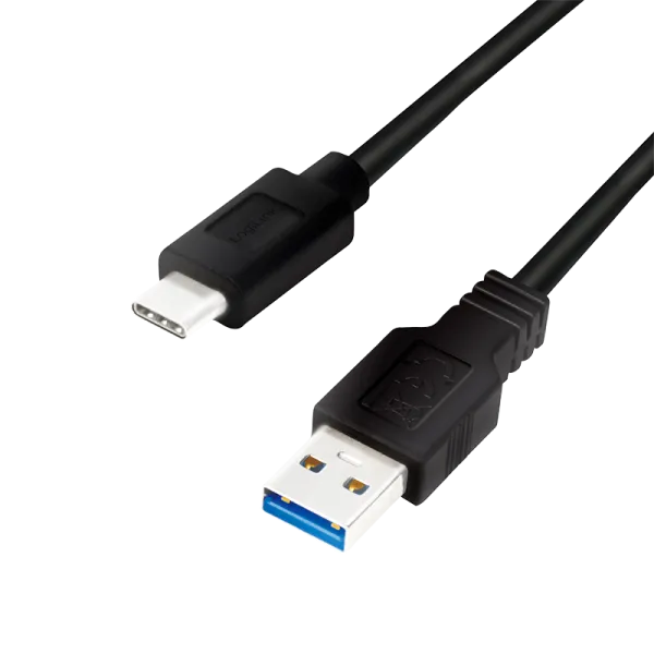 [145404] USB-C, 3.2 til USB-A han, 0.15m, sort