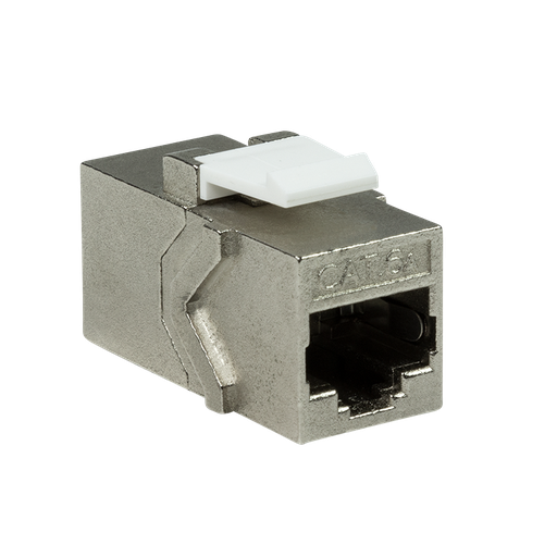 [145427] Cat.6A Keystone Inline Coupler STP 14.6 mm, slim type
